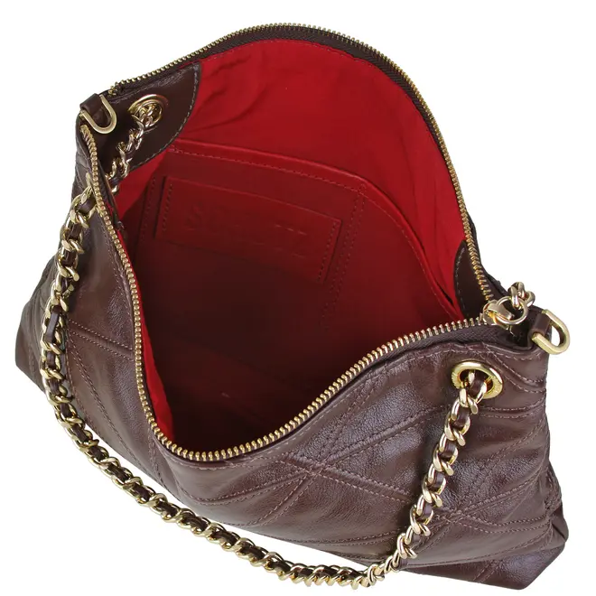 BOLSA MÉDIA CHARLIE SCHUTZ MARROM