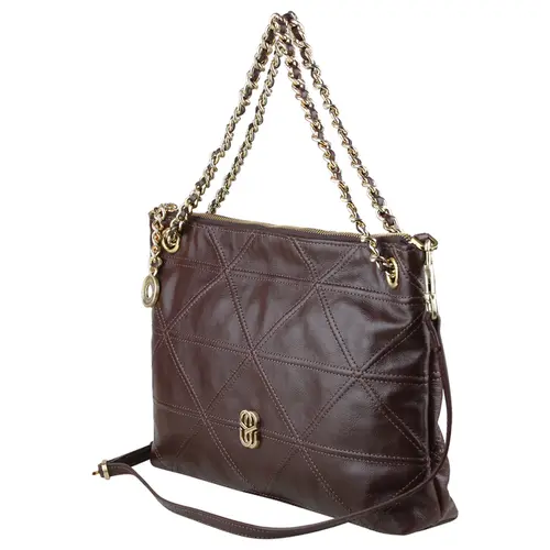 BOLSA MÉDIA CHARLIE SCHUTZ MARROM