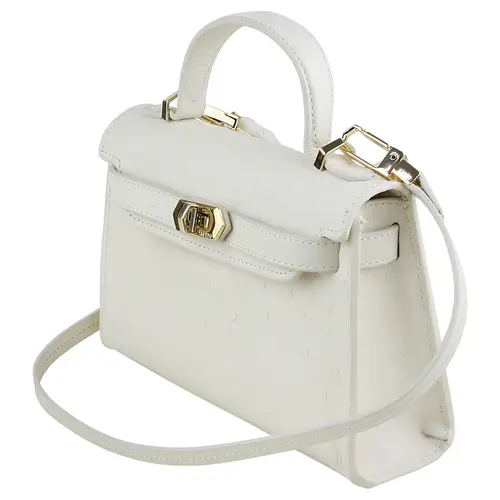 BOLSA PEQUENA SATCHEL AREZZO BRANCO