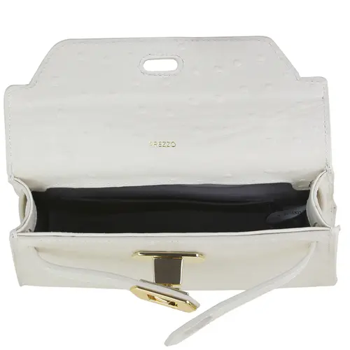 BOLSA PEQUENA SATCHEL AREZZO BRANCO
