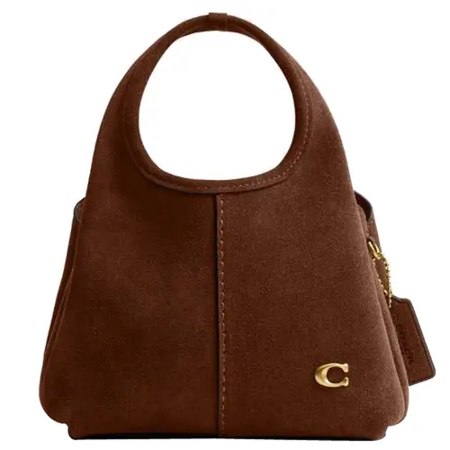 BOLSA COACH NEW YORK LANA SHOULDER 19 MARROM