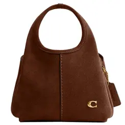 BOLSA COACH NEW YORK LANA SHOULDER 19 MARROM